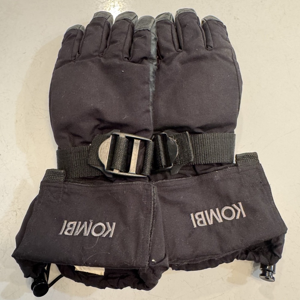 Kombi Winter Gloves Men's Size Small Black‎ Water Guard Ski Snow